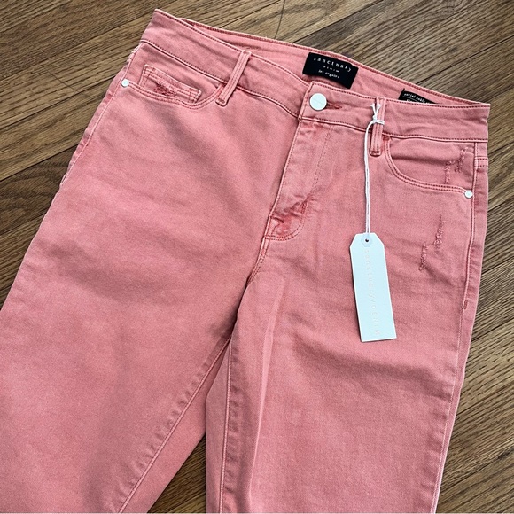 Sanctuary Denim Los Angeles Social Ankle Skinny Standard Rise Powder Pink 27 - Picture 2 of 7